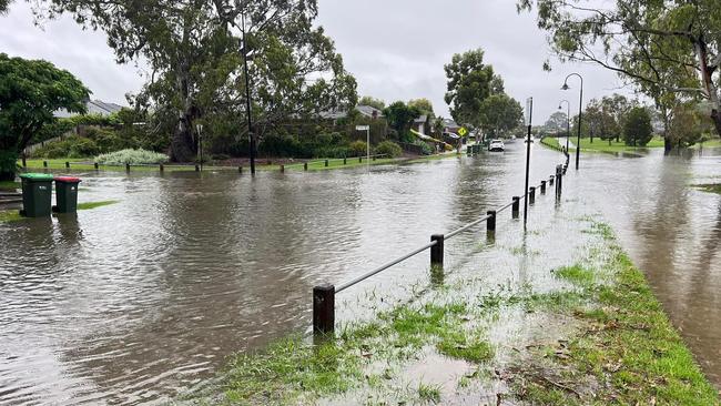 Floods drown out streets in regional Victoria as crisis intensifies. Picture: Facebook