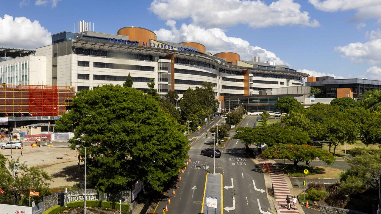 The death happened at Princess Alexandra Hospital in Brisbane.