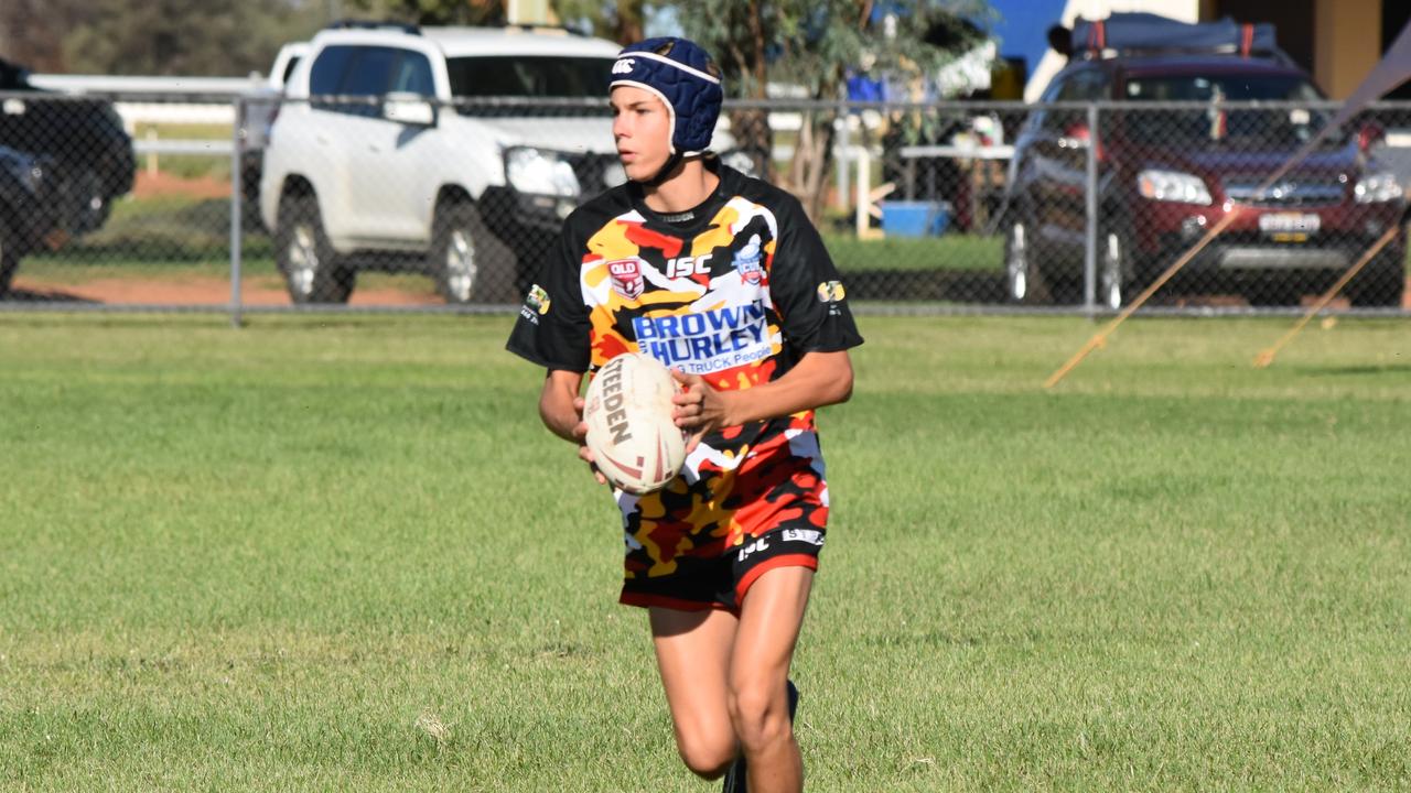 South Burnett v Toowoomba Valley Roosters U14. Adrian Vowles Cup 2020.