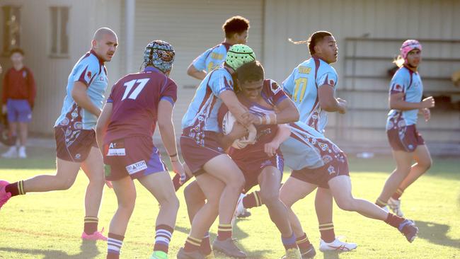 Walters Rugby league game, the teams are Keebra Park SHS v Wavell SHS