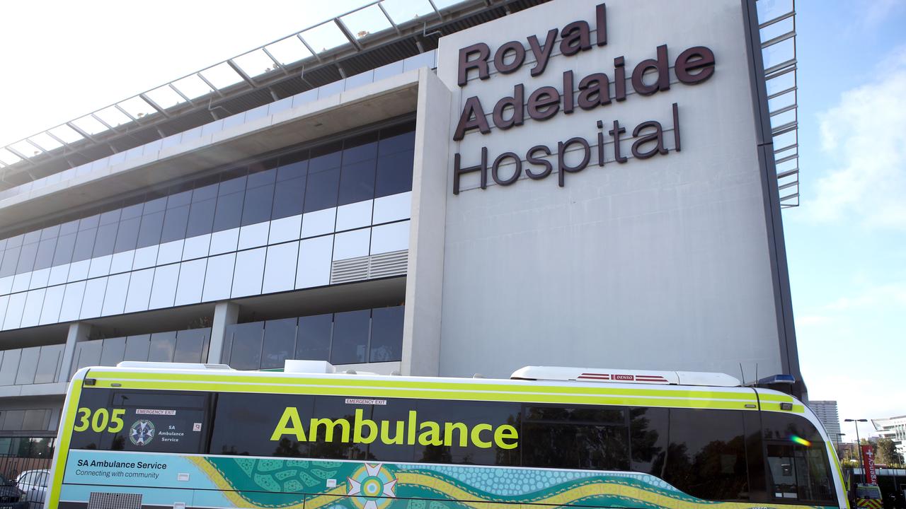 Adelaide’s metropolitan hospitals are overwhelmed with patients. Picture: NewsWire / Kelly Barnes