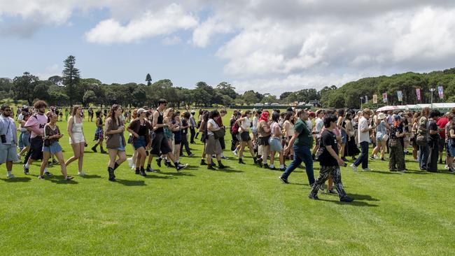 Temperatures reached nearly 30C on Sunday. Picture: NewsWire / Simon Bullard.