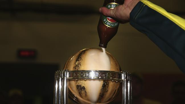 George Bailey accidentally broke the World Cup trophy in half in 2015.