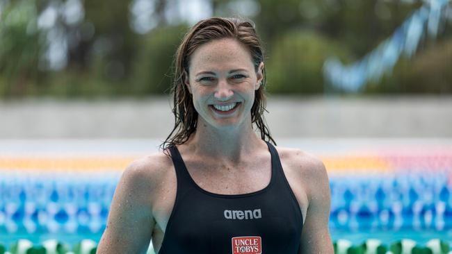 Cate Campbell said she is back in the pool and focused on gold.