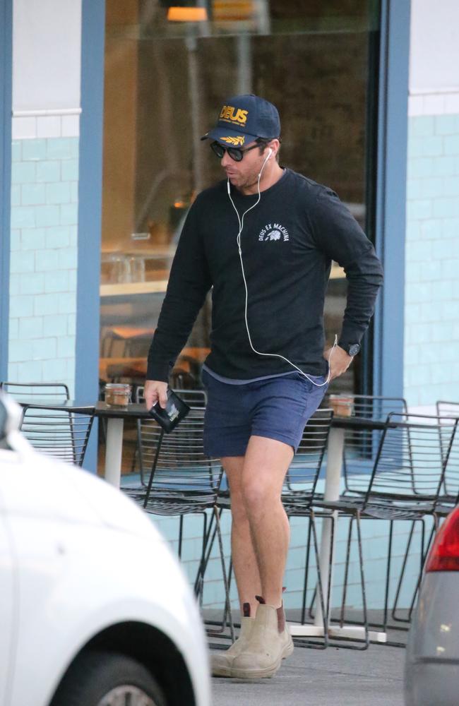 Phillip De Angelis out in Bondi yesterday. Picture: John Grainger 