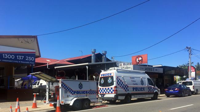 The scene where the bodies of former Bandido bikie Bronson Ellery and his ex-girlfriend Shelsea Schilling were discovered. Picture: AAP Image/E Jackson