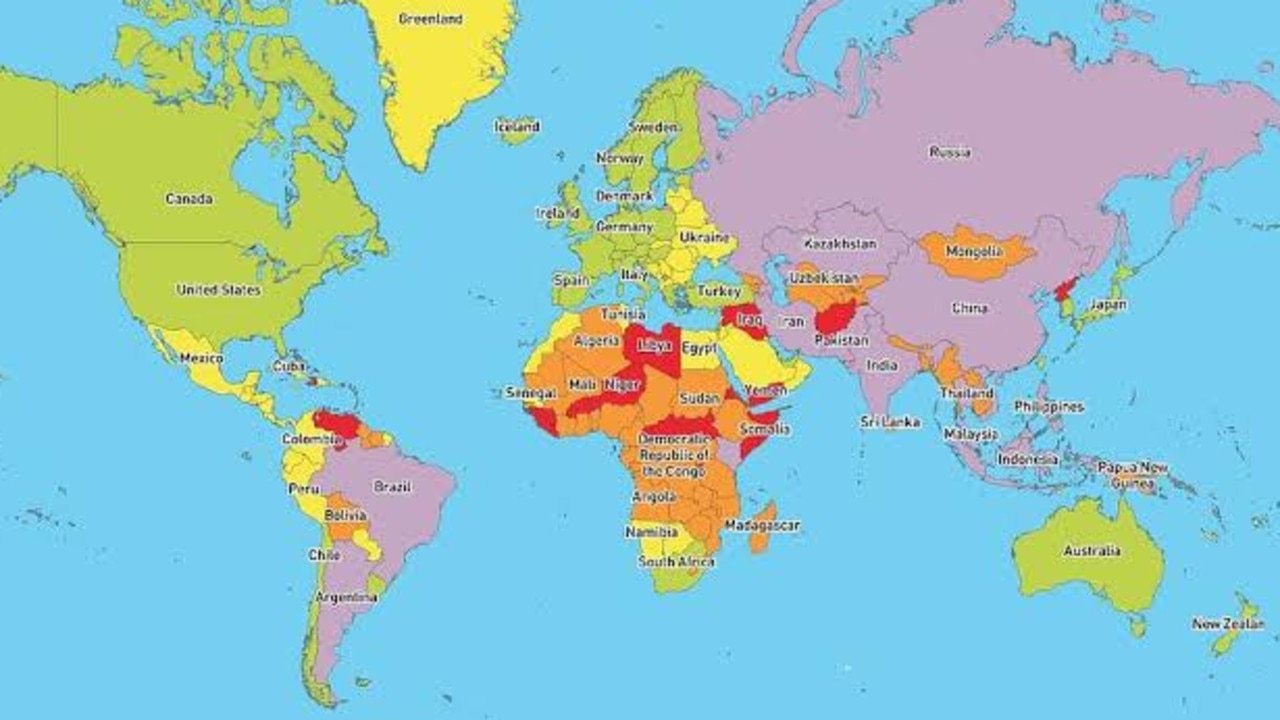 Worlds Most Dangerous Countries To Travel To In 2020 Revealed Herald Sun