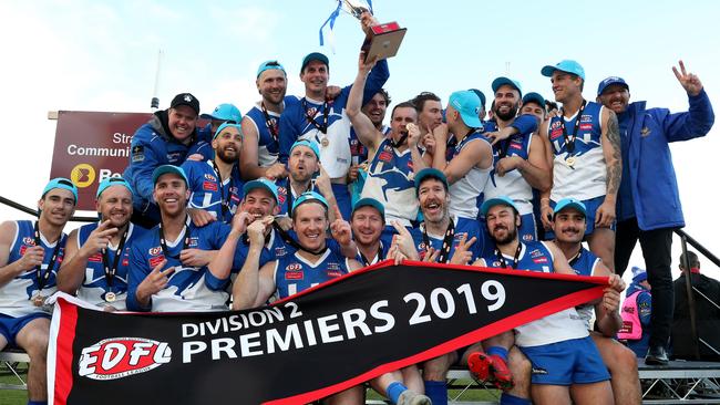 Sunbury Kangaroos have been promoted to Division 1. Picture: Mark Dadswell