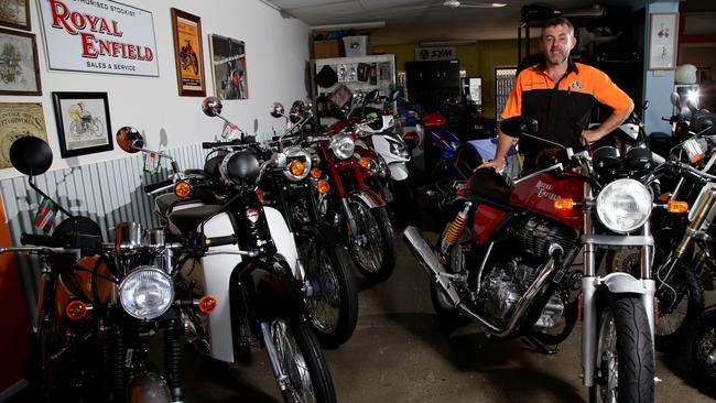 Greg Martin at his shop in Manunda.