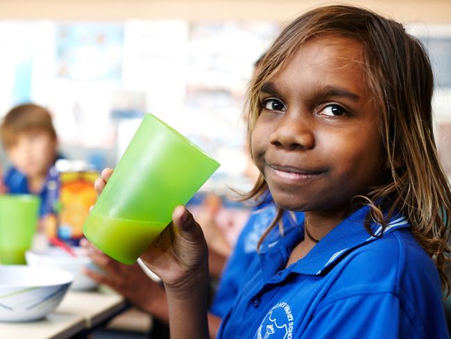 About a third of Australians receiving food relief are children.