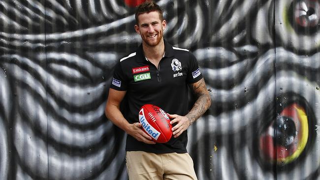 Jeremy Howe has a new lease of life at Collingwood. Picture: Wayne Ludbey