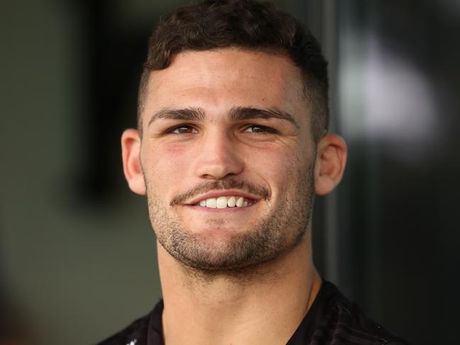 WEEKEND TELEGRAPHS SPECIAL. FEBRUARY 24, 2022.ÃPLEASE CONTACT WEEKEND PIC EDITOR JEFF DARMANIN BEFORE PUBLISHING.Pictured is Nathan Cleary at the Penrith Panthers Rugby League Academy during a Media Call Day. Picture: Tim Hunter.