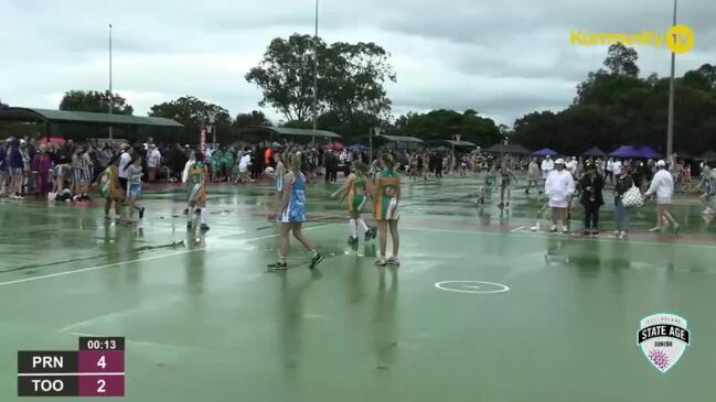 Replay: Netball Queensland State Age Titles - Pine River Green v Toowoomba Blue (U12)