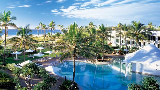 The swim-up pool bar at Sheraton Grand Mirage Resort, Gold Coast