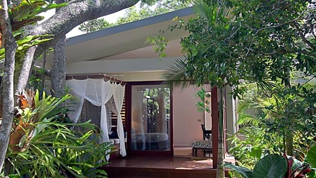 One of the rooms at Escape Haven Byron Bay.