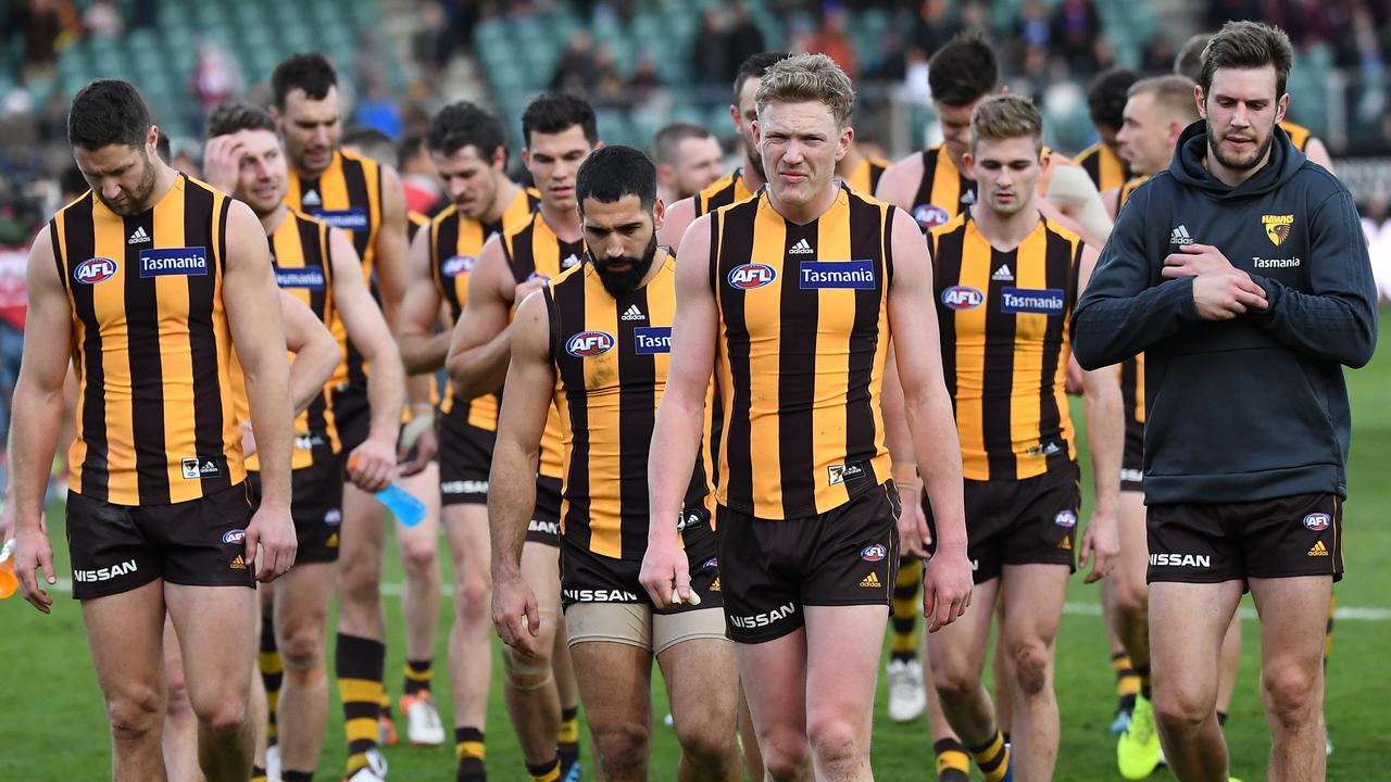 Hawthorn has been playing home games in Tasmania for decades. Picture: Julian Smith