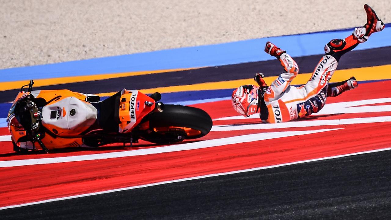 MotoGP 2019, MotoGP fall stats, MotoGP 2020, Marc Marquez, Johann Zarco