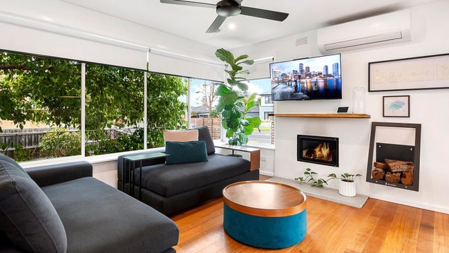 Inside the property at 186 Beach St, Frankston.