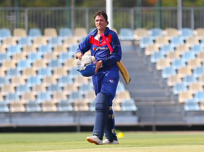 Pictured: Sean Prior. Norths v Barron River at Cazalys Stadium. Cricket Far North 2024. Photo: Gyan-Reece Rocha.