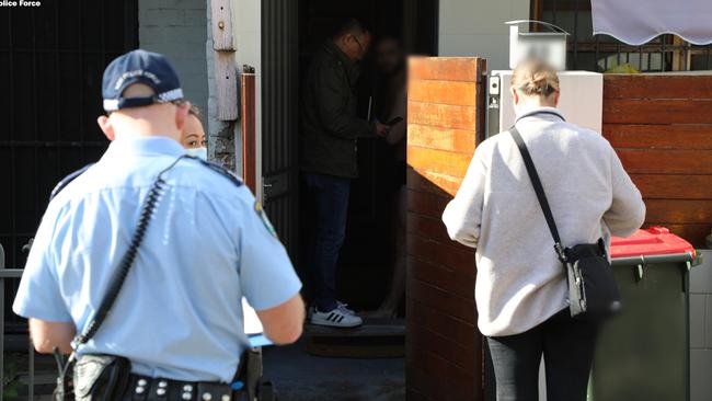 NSW Police charge three people and execute 12 firearm and weapon compliance checks during week of action – Operation Hawk. Picture: NSW Police.