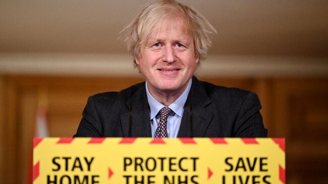 The former prime minister escaped sanction for attending the event but other Downing Street staff were fined. Picture: Leon Neal//POOL/AFP via Getty Images/The Times