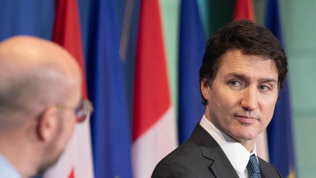 Canadian Prime Minister Justin Trudeau is facing the wrath of voters. Picture: AFP