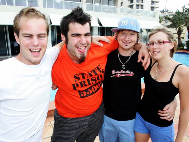 Graham Lyall, Daniel Cavaliere, Ewan Bown and Sarah Galvin at Billy’s Beach House.