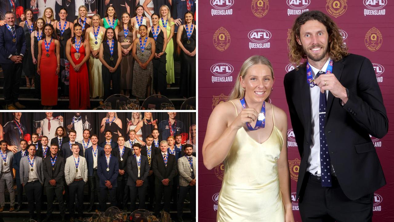 ‘I’m very shocked’: Top end of season honours for QAFL, QAFLW stars