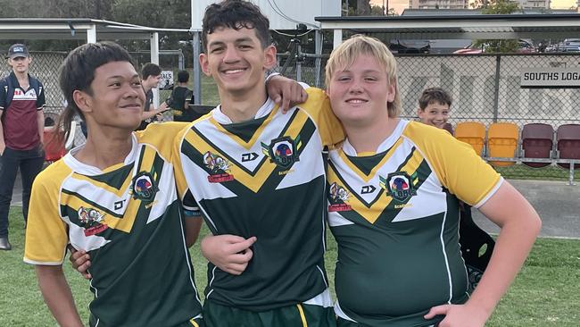 Winners smiles from Alexandra Hills SHS players.