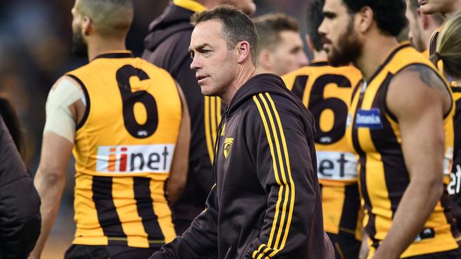 Former Hawthorn coach Alastair Clarkson has denied allegations about his treatment of some First Nations players and their families. Picture: AAP Image/Julian Smith