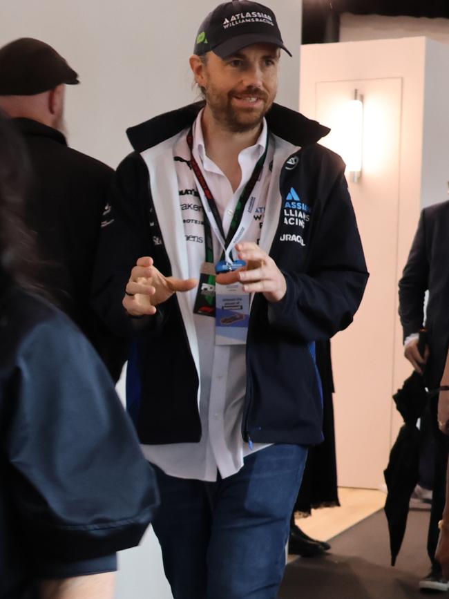 Mike Cannon-Brookes at the F1 Grand Prix. Picture: Angelica Snowden