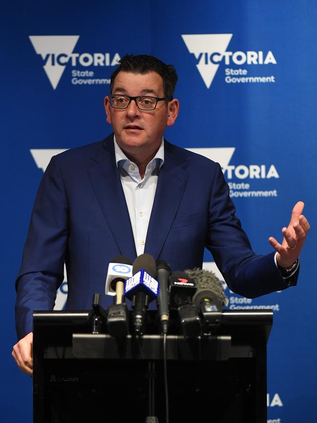 Victorian Premier Daniel Andrews. Picture: AAP