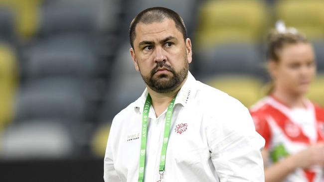 NRLW 2024 RD02 North Queensland Cowboys Women v St. George Illawarra Dragons Women - Jamie Soward Coach. Picture: NRL Photos