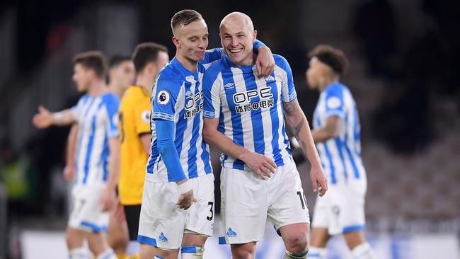 Mooy is central to Huddersfield’s Premier League chances. (Laurence Griffiths/Getty Images)