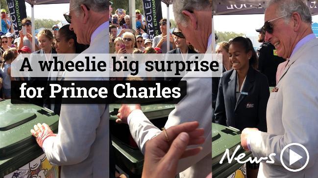 A wheelie big surprise for Prince Charles