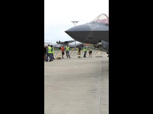 F-35 jet flyover