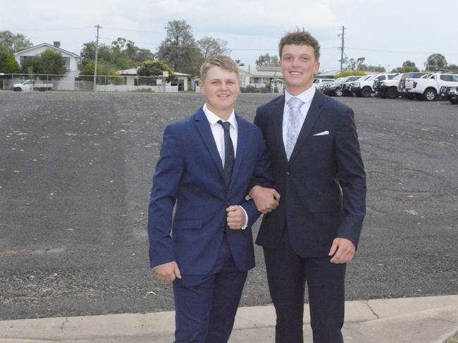 Preston Bice and Ben VonPein at the Dalby Christian College Formal