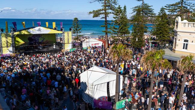 South Steyen is often closed for events such as the Manly Jazz Festival. In this case the closure would be to allow more social distancing. Picture: Jordan Shields.