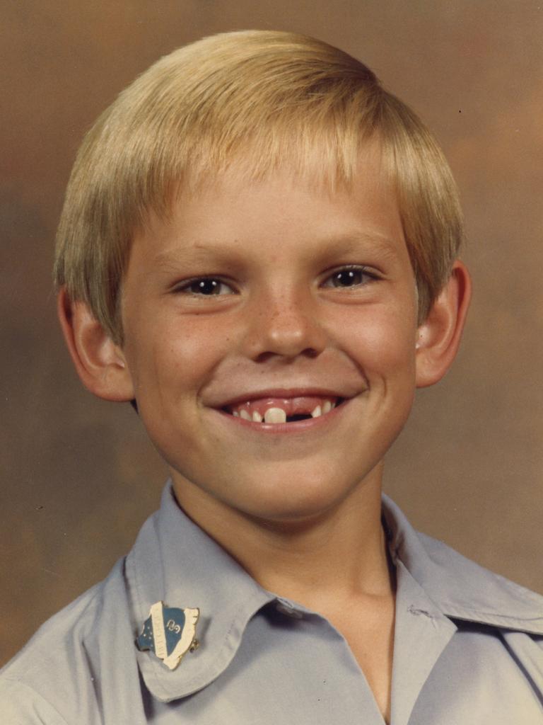 David Breckenridge pictured when he was five-years-old.