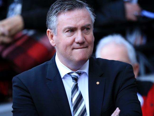 AFL: Round 19 Richmond v Collingwood at the MCG. Eddie McGuire upset after the loss. Picture: Mark Stewart