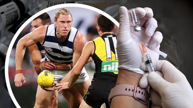 AFL players shouldn't be allowed to jump the queue for a COVID vaccine, according to doctor Peter Larkins.