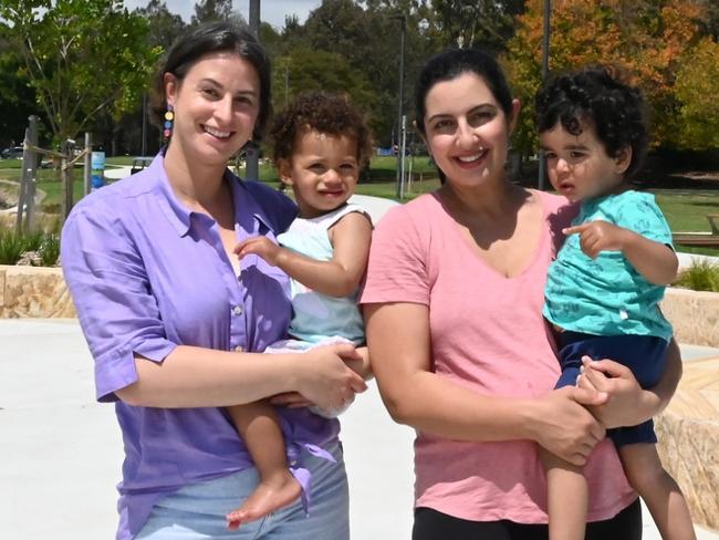 Nicole, Leila, Raha and Arya at McIIwain park