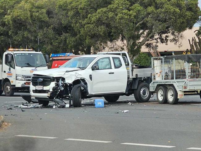 A collision on the corner of Stephen Street and Anzac Avenue on Wednesday, November 13.