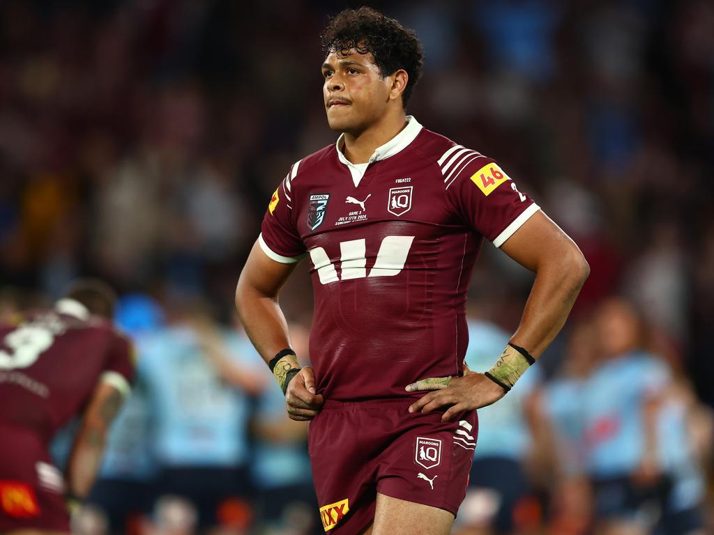 Selwyn Cobbo is an omission from the Maroons squad. Picture: Chris Hyde/Getty Images