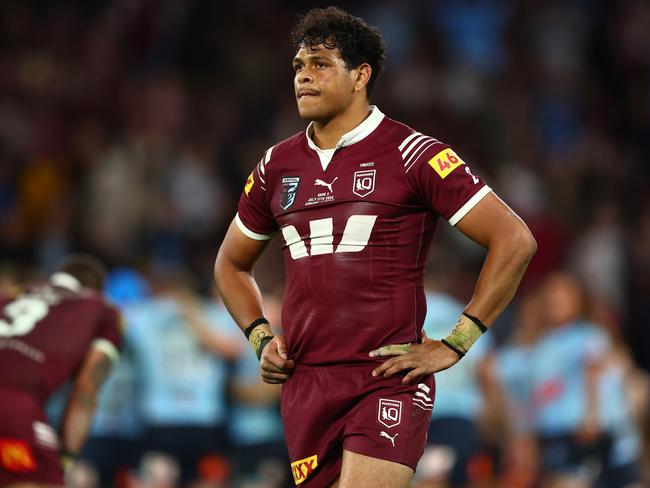 Selwyn Cobbo is an omission from the Maroons squad. Picture: Chris Hyde/Getty Images