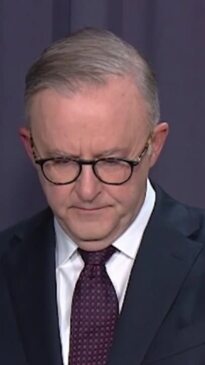 Prime Minister Anthony Albanese reacts to Voice defeat