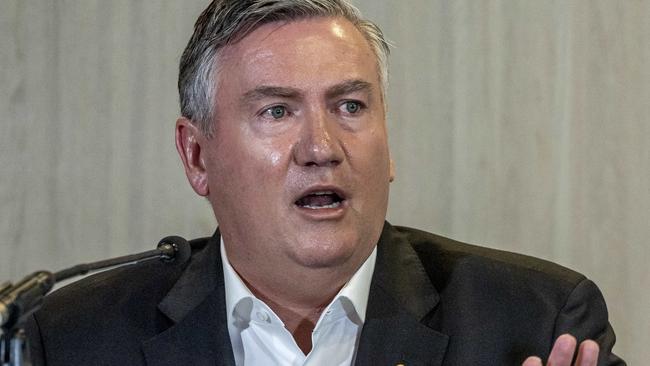 Eddie McGuire cannot escape the heat at the momenr. Picture: Jake Nowakowski