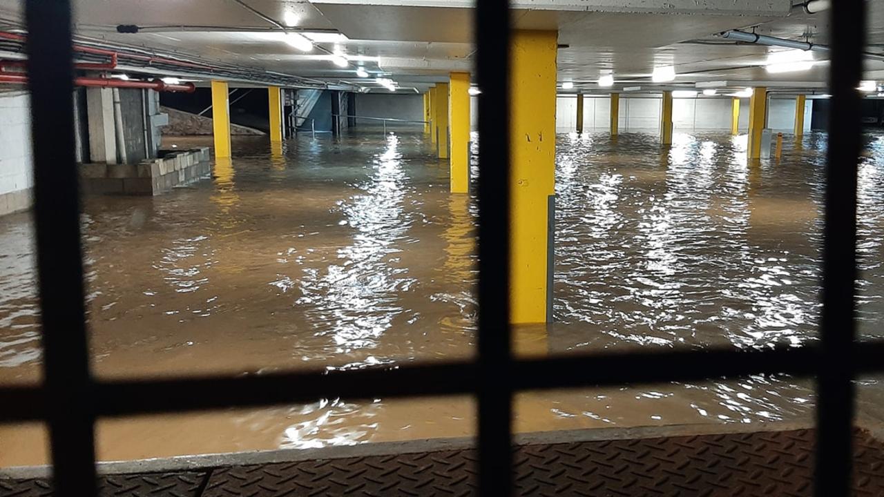 Flooding in Nambour. Picture: Justin Jones