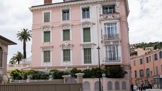 Odetta Medich, now Odetta Chtouikite, lives in this elegant residence in Beaulieu Sur Mer on the French Riviera. Picture: Hans Lucas Agency