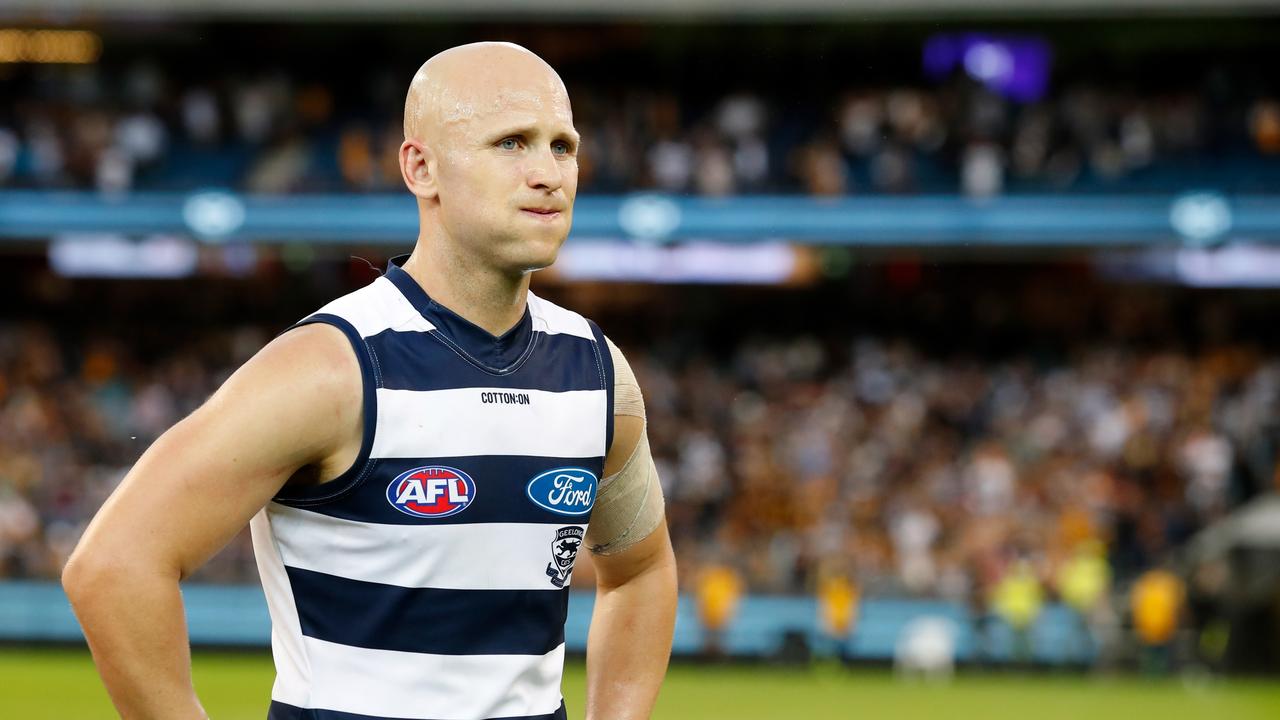 Gary Ablett reacts to a loss at the MCG earlier this season.